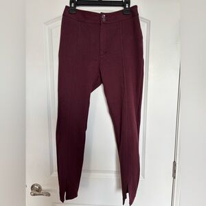 ADD ON ITEM: Maeve by Anthropologie Slit Front Flared Ponte Pant